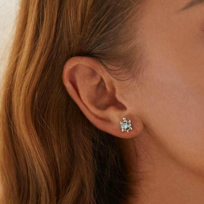 Sea Turtle Earrings - Hannaca - Hannaca