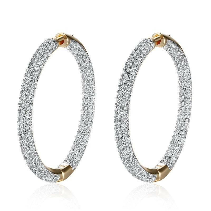  18K Gold Hoop Earrings - Hannaca