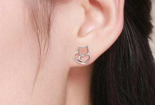 Cat Purr Earrings - Hannaca - Hannaca