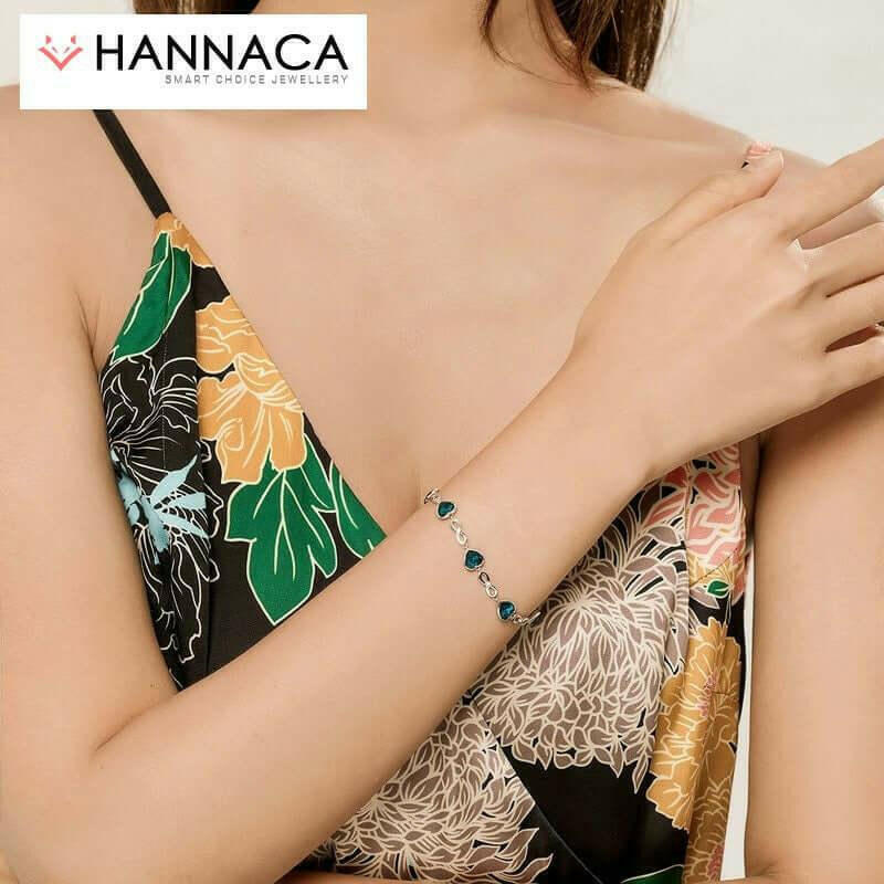 Chained Heart Bracelet - Hannaca - Hannaca