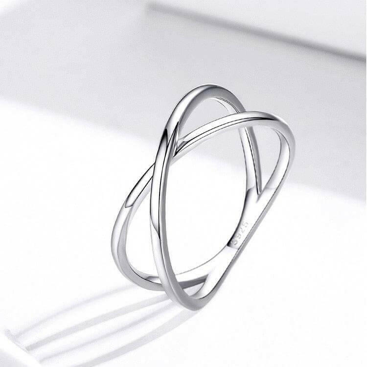 Cross Double Layer Ring - Hannaca - Hannaca