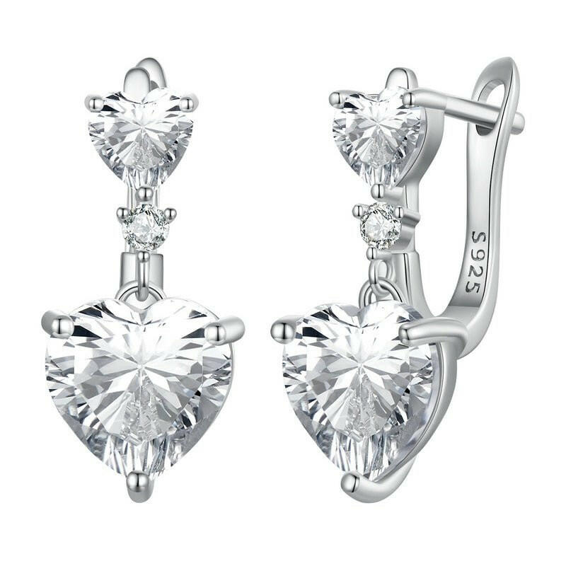 Exquisite Heart Earrings - Hannaca - Hannaca