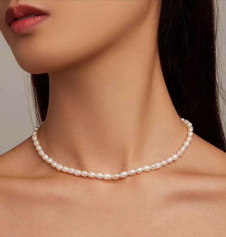 Irregular Pearl Necklace - Hannaca
