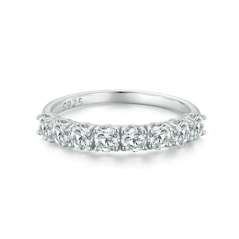 Moissanite Band - Hannaca - Hannaca