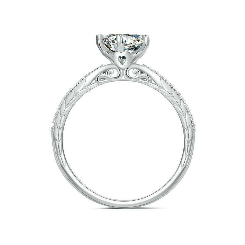 Moissanite Classic Ring - Hannaca - Hannaca