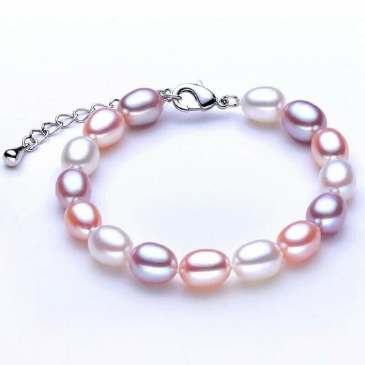 Oval Pearl Bracelet - Hannaca - Hannaca