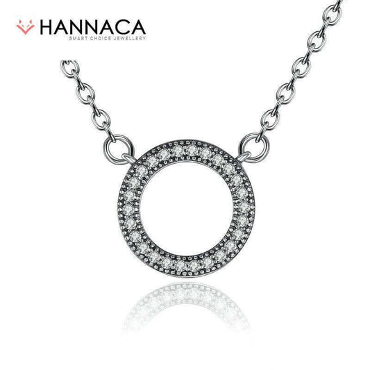 Round Shape Pendant Necklace - Hannaca