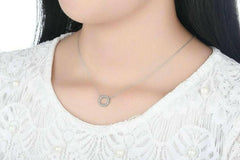 Round Shape Pendant Necklace - Hannaca