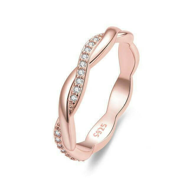 Twisted Ring 14K Gold Plated -Hannaca - Hannaca